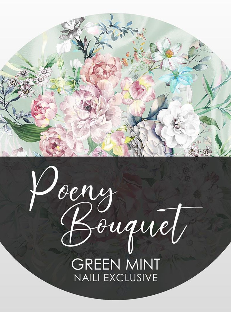 Poeny Bouquet – Green Mint