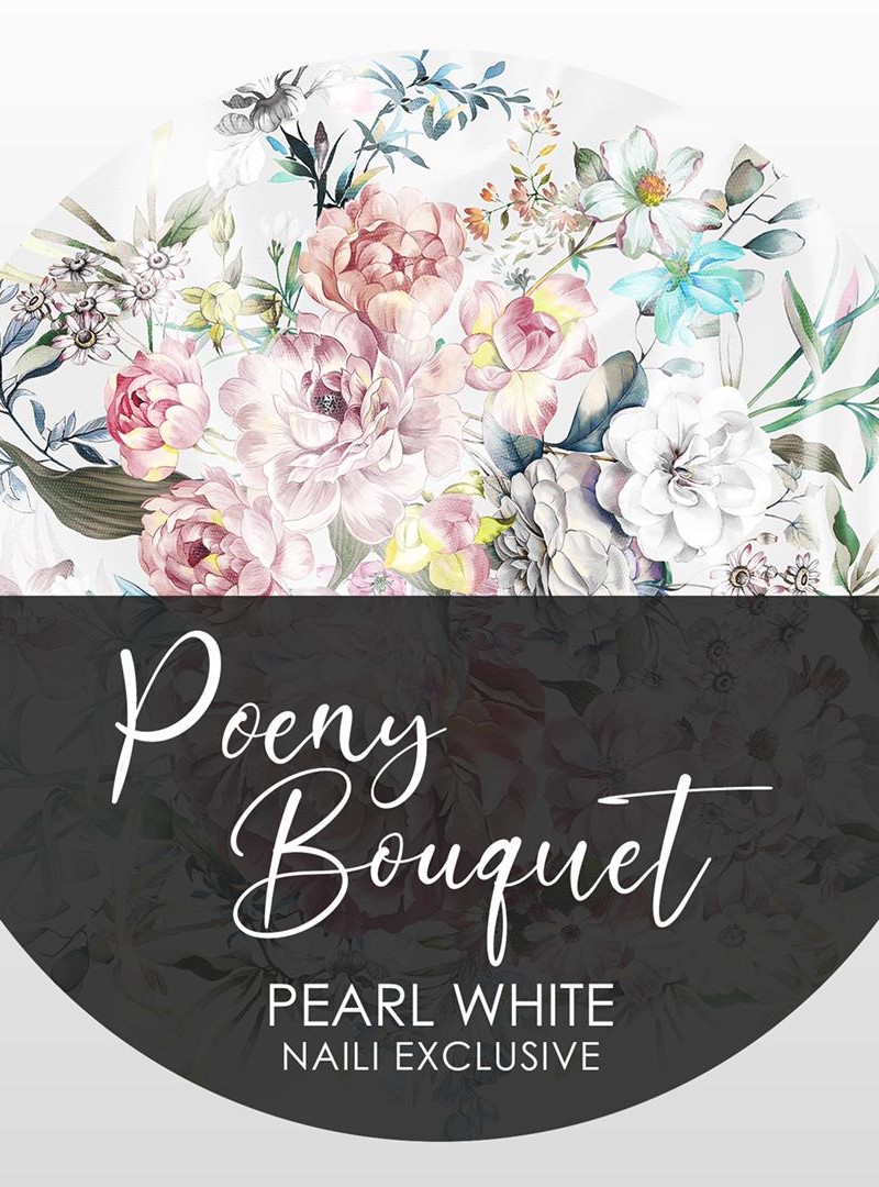 Poeny Bouquet – Pearl White