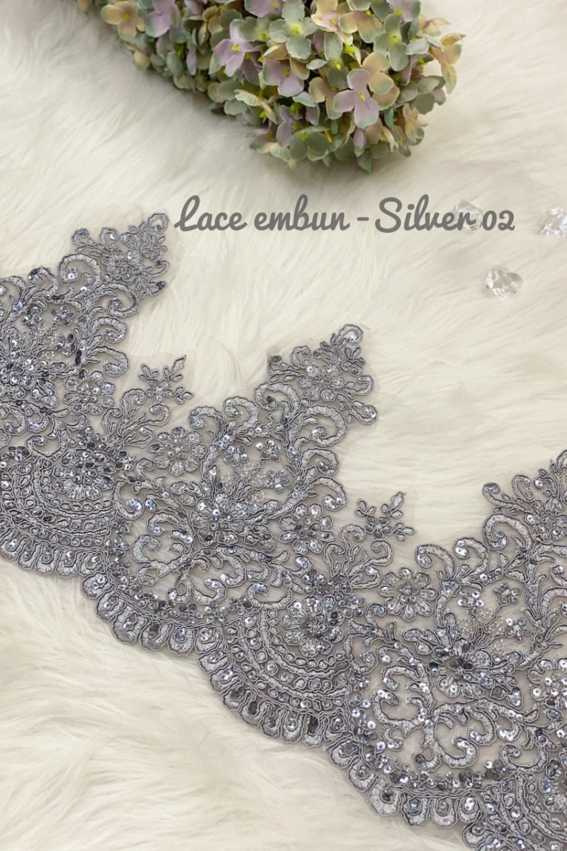 Lace Embun 02 (Silver)