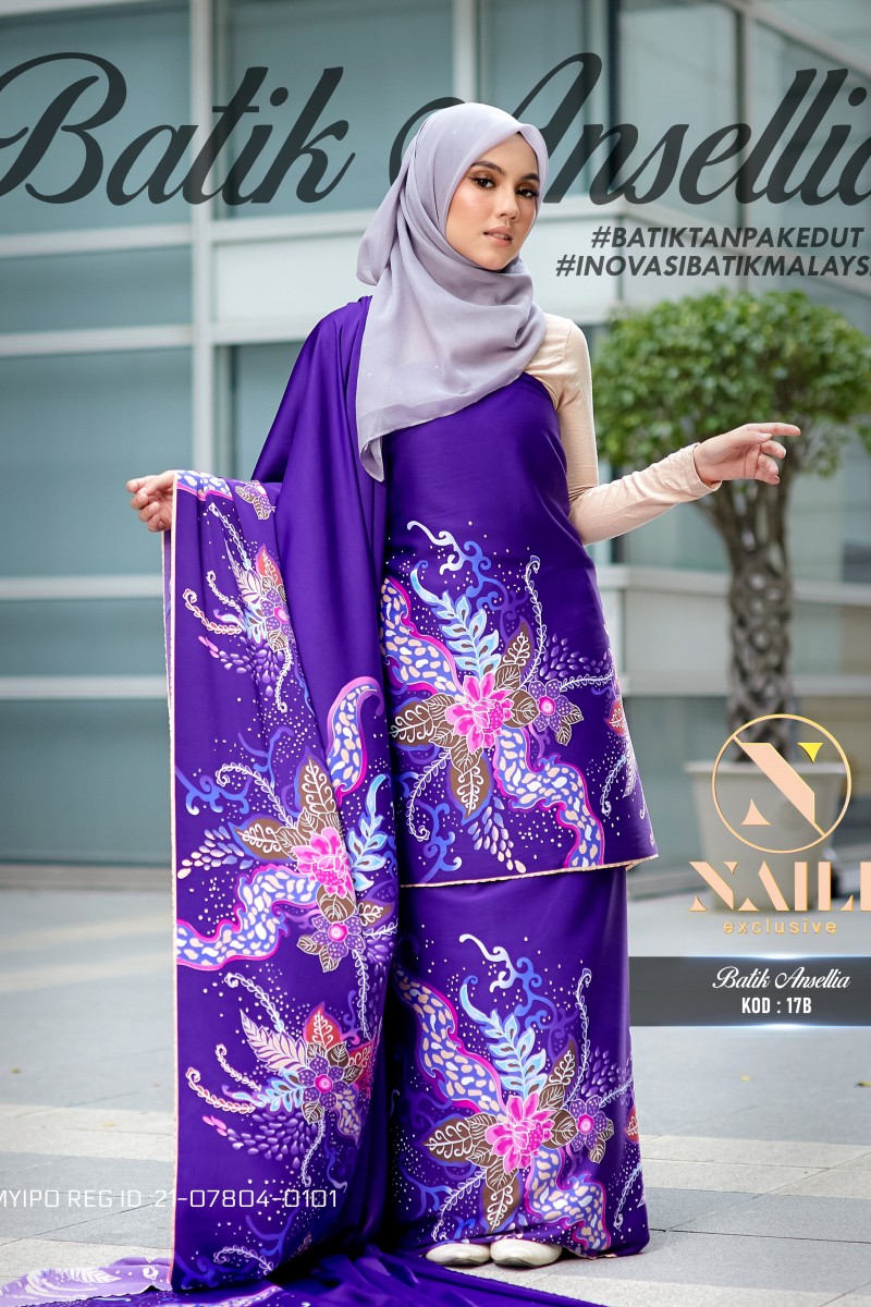 Batik Ansellia 17B [Purple]