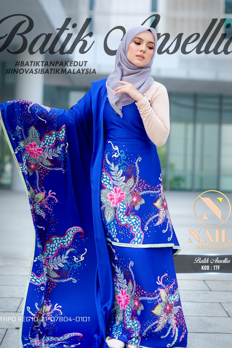 Batik Ansellia 17F [Royal Blue]
