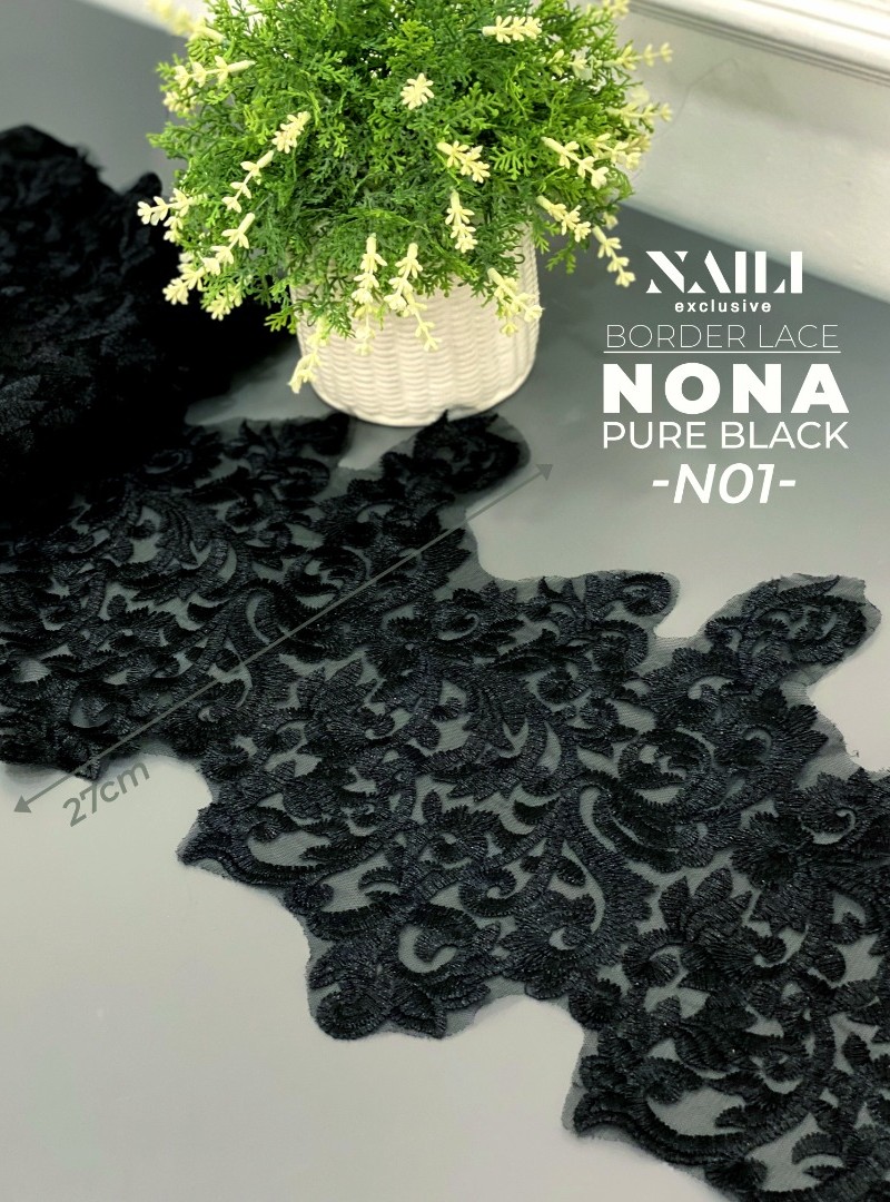 Lace Nona 01 – Pure Black