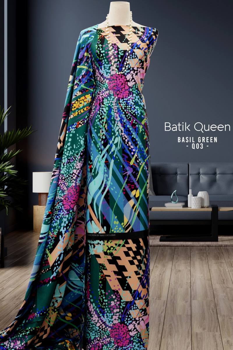 Batik Queen – Q03 [Basil Green]