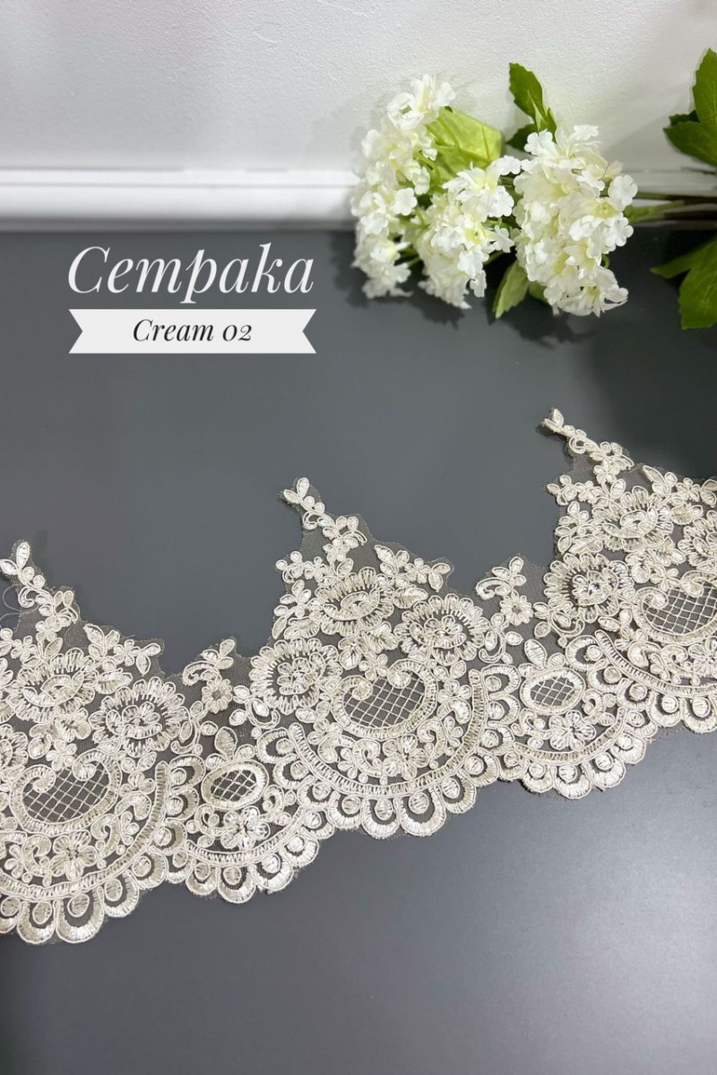 Lace Cempaka 02 [Cream]