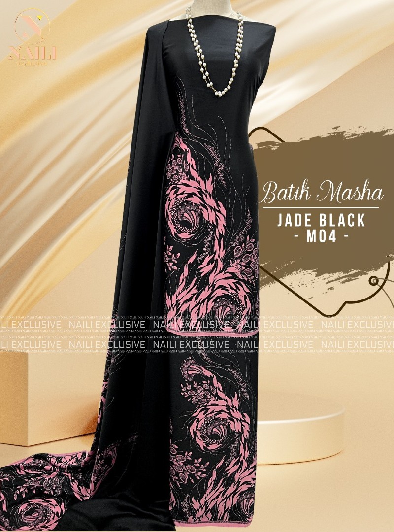 Batik Masha – M04 [Jade Black]