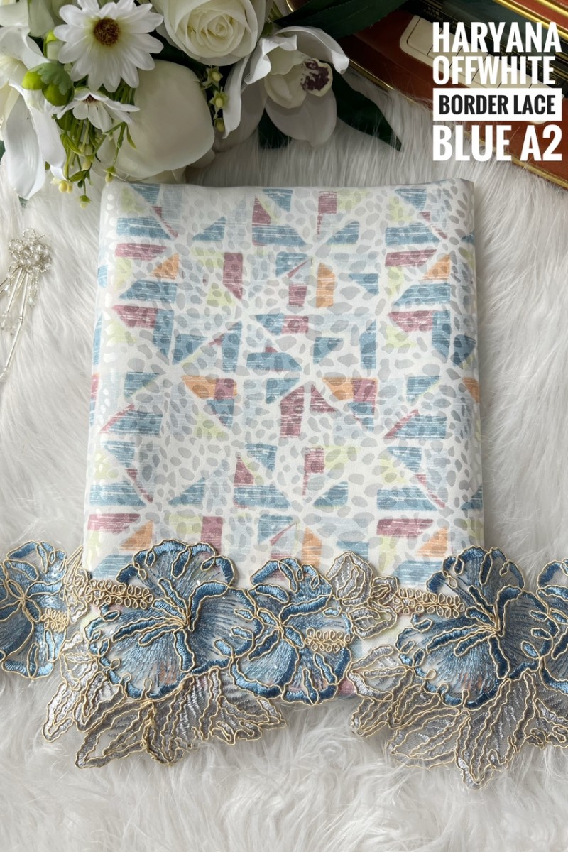 Haryana Off White – A2 [FREE Border Lace]