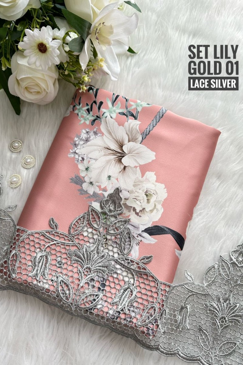 Set Lily Gold 01 – Lace Silver