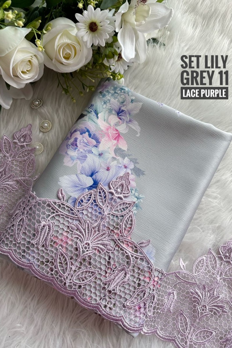 Set Lily Grey 11 – Lace Purple