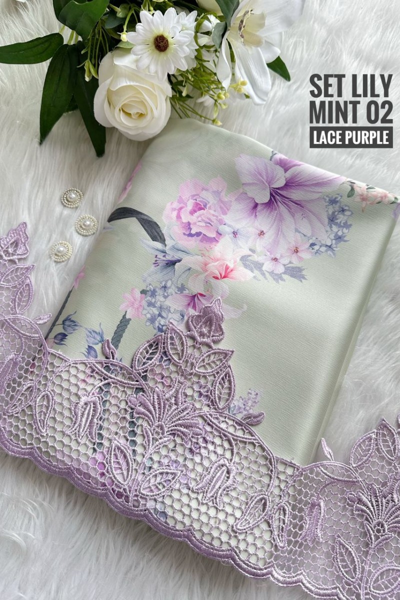 Set Lily Mint 02 – Lace Purple