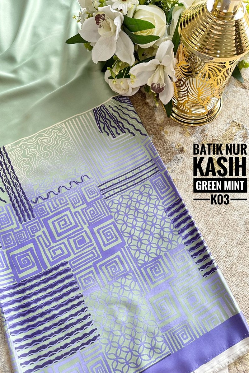 Batik Nur Kasih K03 [Green Mint]