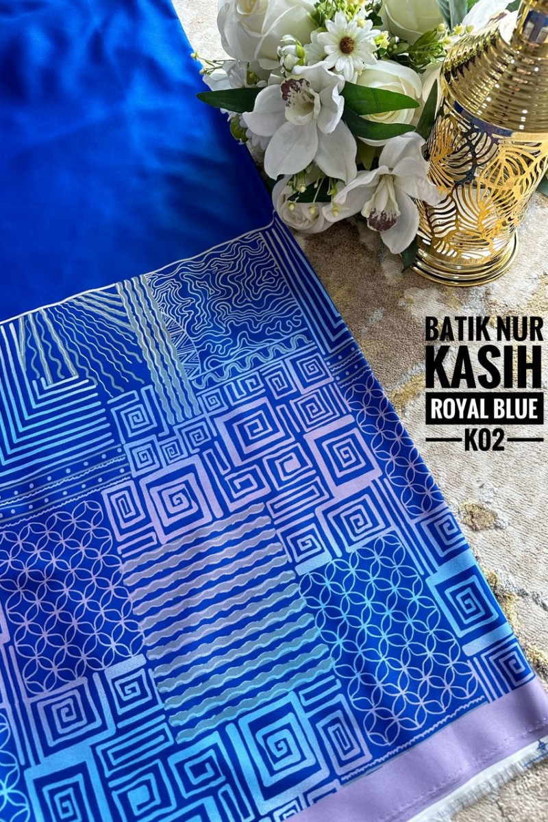 Batik Nur Kasih K02 [Royal Blue]