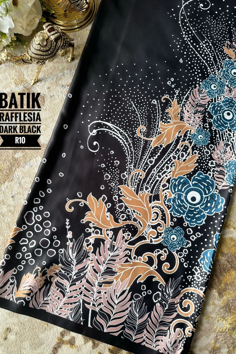 Batik Reflesia – R10 [Dark Black]