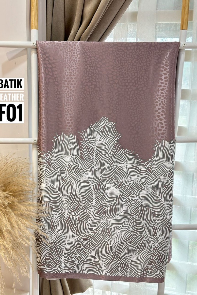 Batik Feather – F01 [Brown]