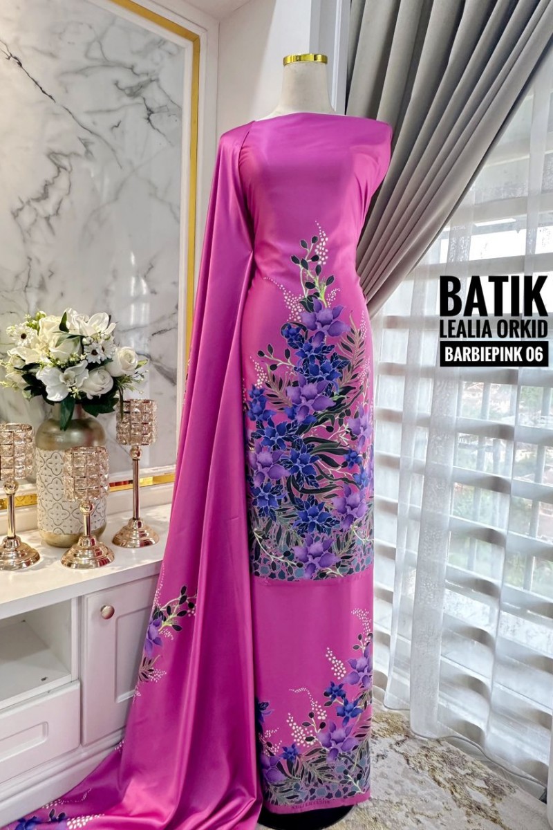 Batik Lealia Orkid – 06 [Barbie Pink]