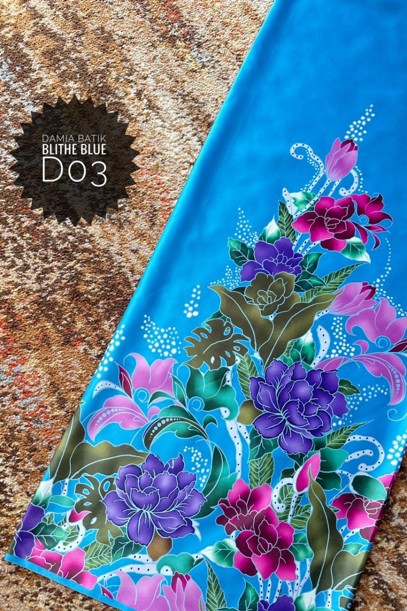 Batik Damia – D03 [Blithe Blue]