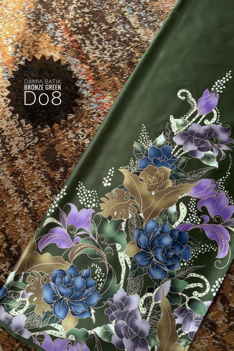 Batik Damia – D08 [Bronze Green]