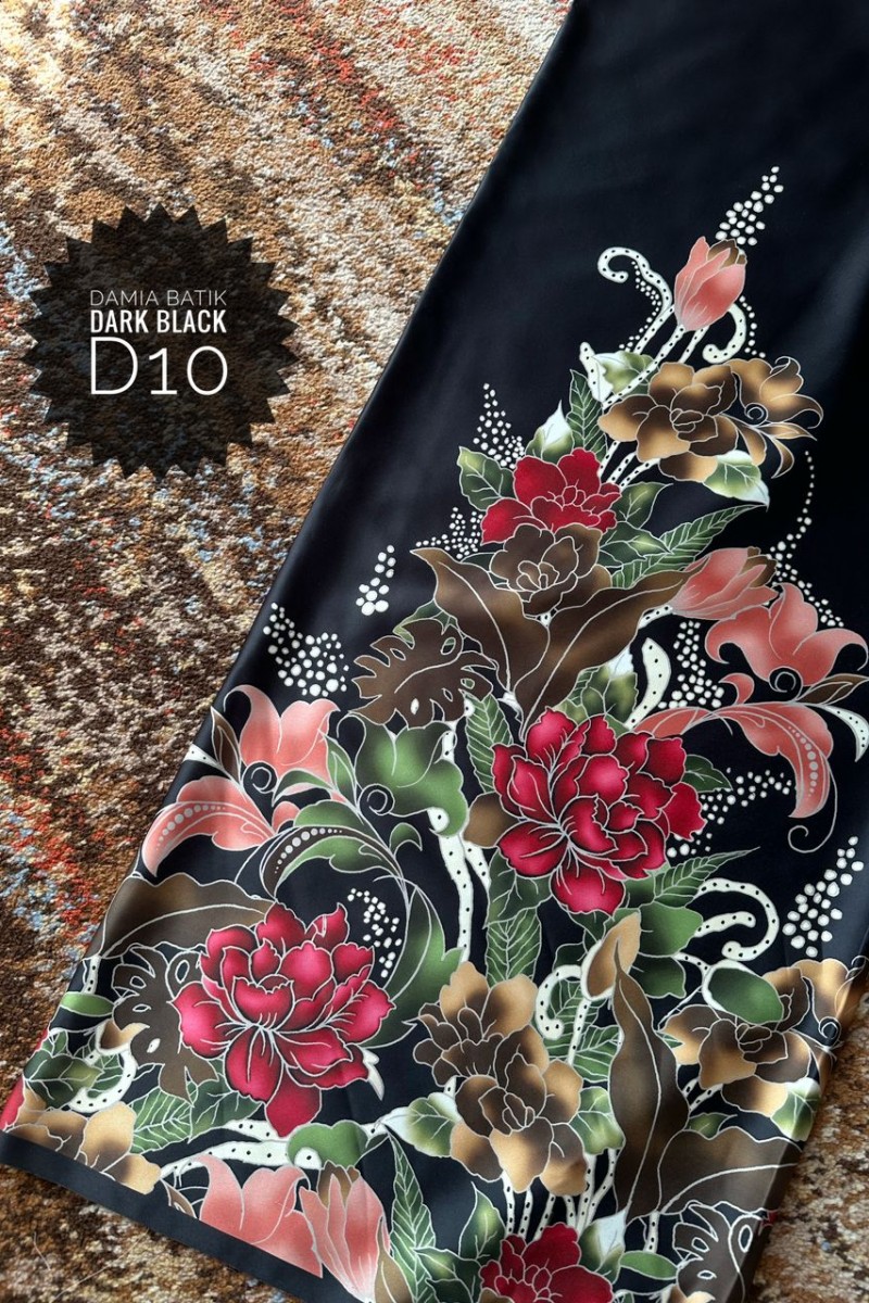 Batik Damia – D10 [Dark Black]