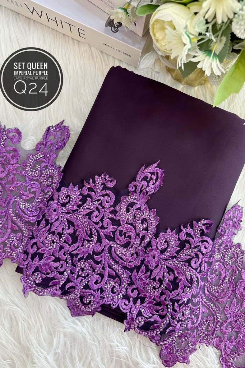 Q24 – Imperial Purple + Lace Dusty Purple