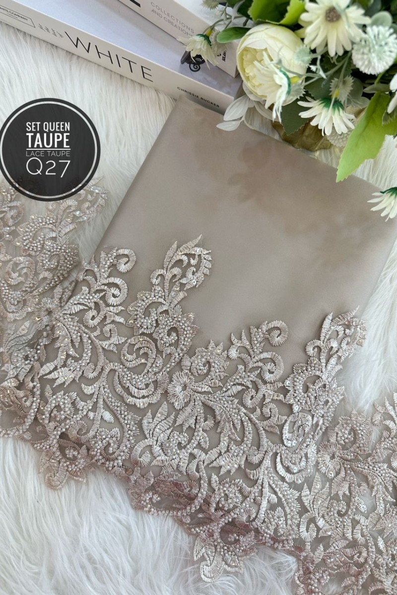 Q27 – Taupe + Lace Taupe