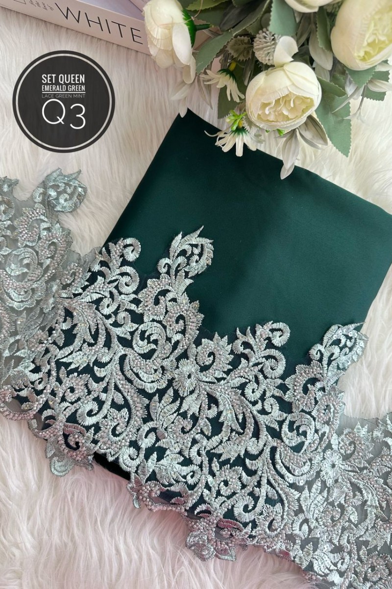 Q3 – Emerald Green + Lace Green Mint