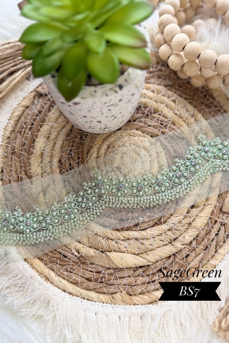 Scallop Lace – BS7 [Sage Green]