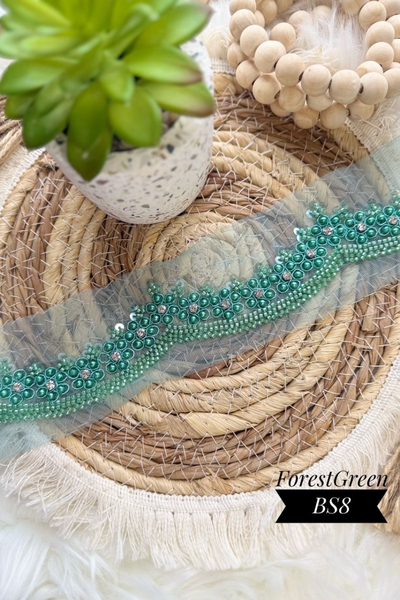 Scallop Lace – BS8 [Forest Green]